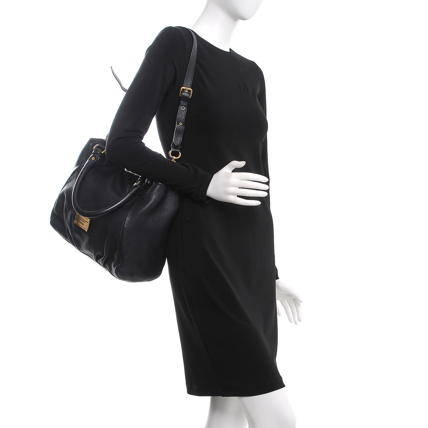 Marc Jacobs MARC By Pebbled Calfskin Classic Q Francesca Tote Black 3 of 9