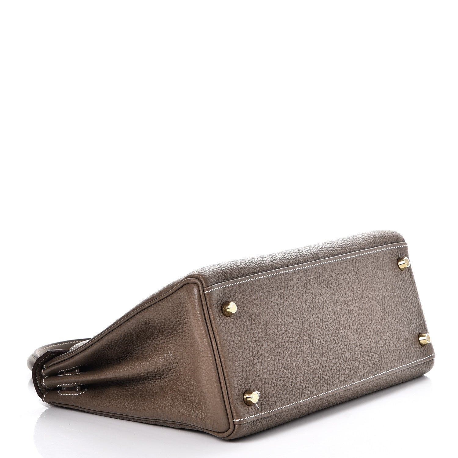 Hermes Taurillon Clemence Kelly Retourne 28 Etoupe 6 of 37