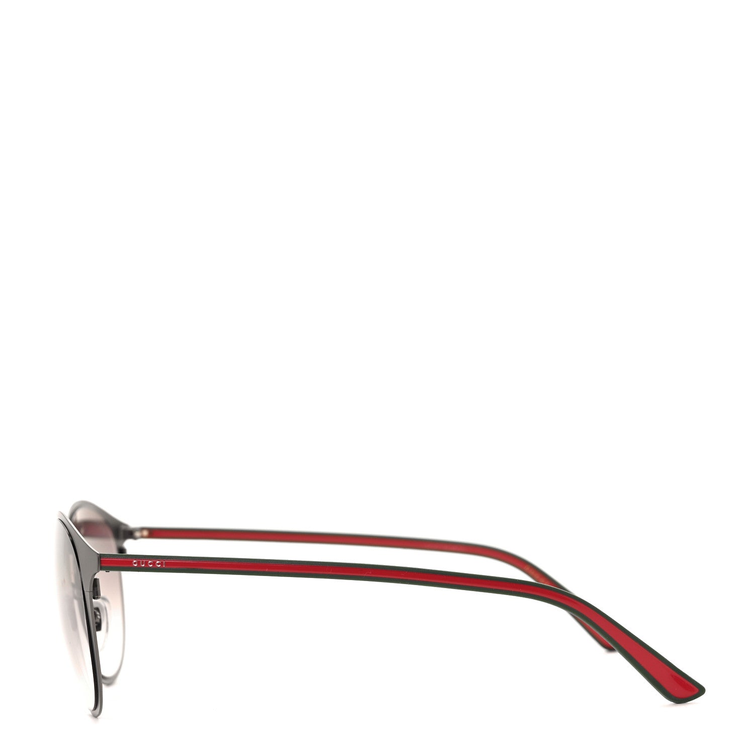 Gucci Acetate Round Web GG0504S Sunglasses Black Red Green 3 of 6