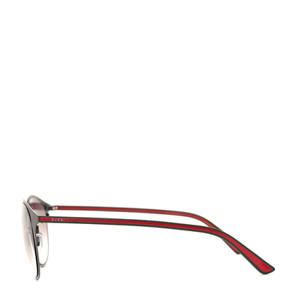 Gucci Acetate Round Web GG0504S Sunglasses Black Red Green 3 of 6