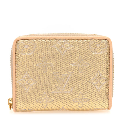 Louis Vuitton Hollographic Monoglam Zippy Coin Purse Wallet Beige 1 of 7