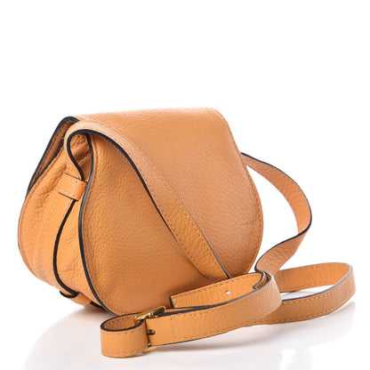 Chloe Calfskin Mini Marcie Round Crossbody Bag Burning Camel 3 of 11