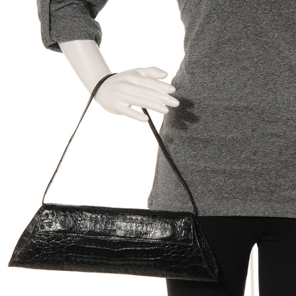 Nancy Gonzalez Crocodile Long Clutch Black 2 of 7