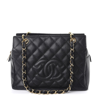 Chanel Caviar Quilted Petit Timeless Tote PTT Black 1 of 9
