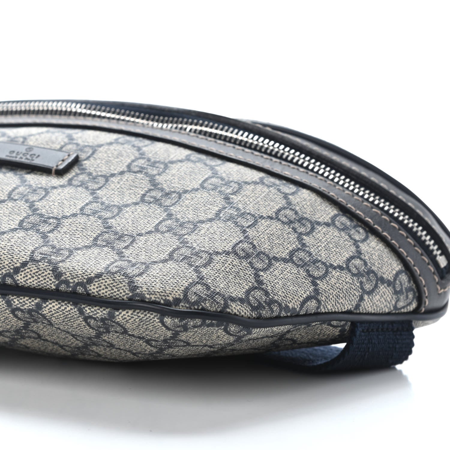 Gucci GG Supreme Monogram Belt Bag Navy 10 of 10