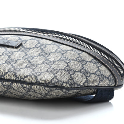 Gucci GG Supreme Monogram Belt Bag Navy 10 of 10