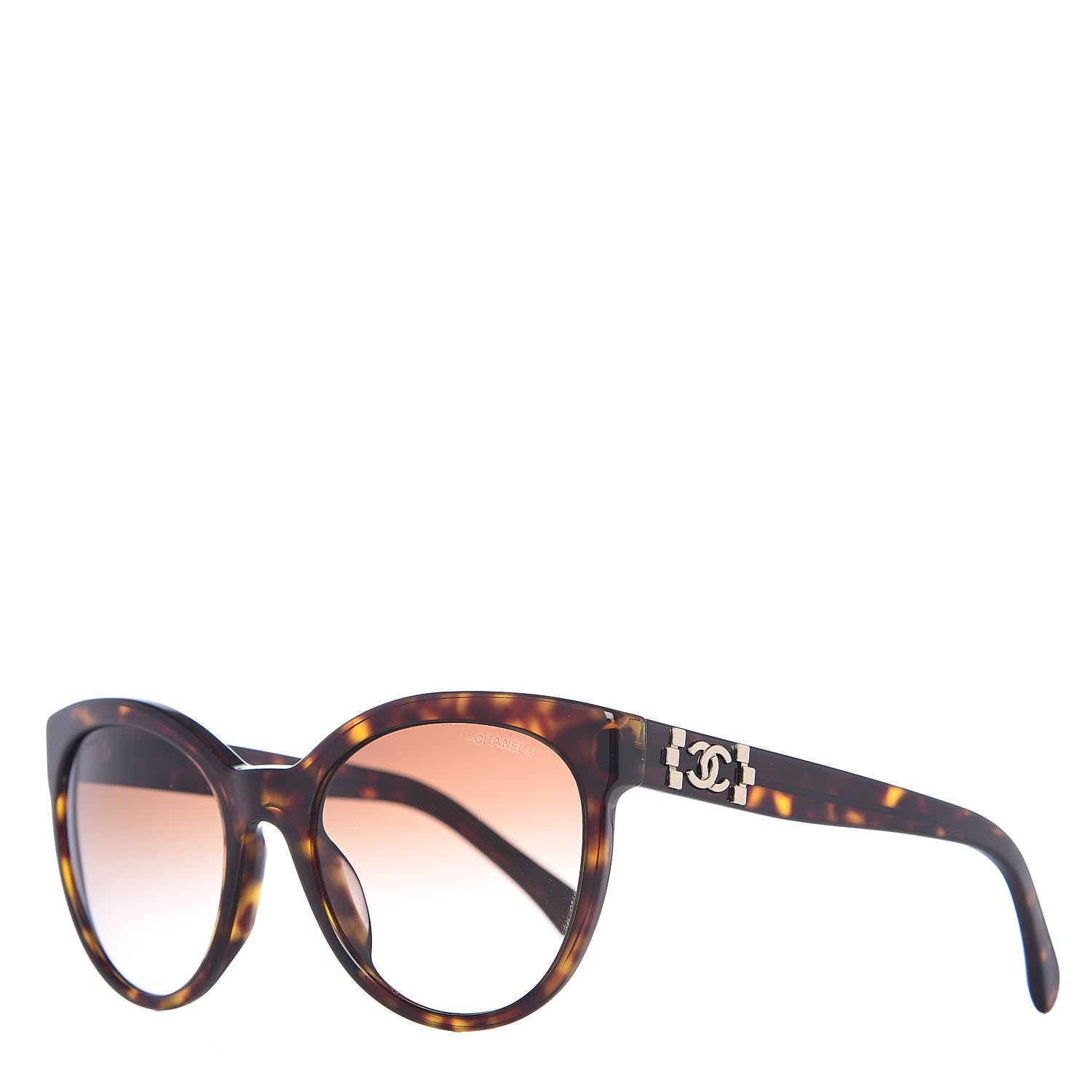 Chanel Pantos Signature CC Sunglasses 5315 Dark Havana 1 of 7