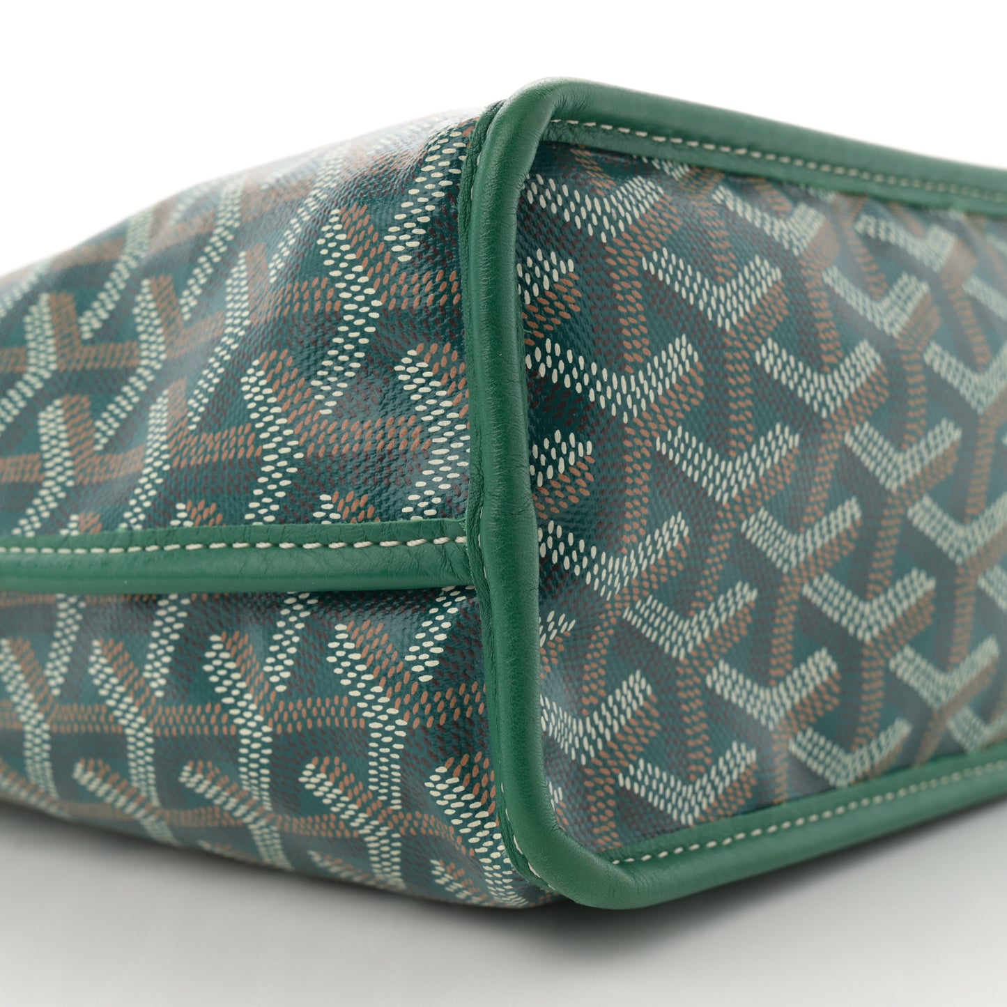 Goyardine Reversible Mini Anjou Green
