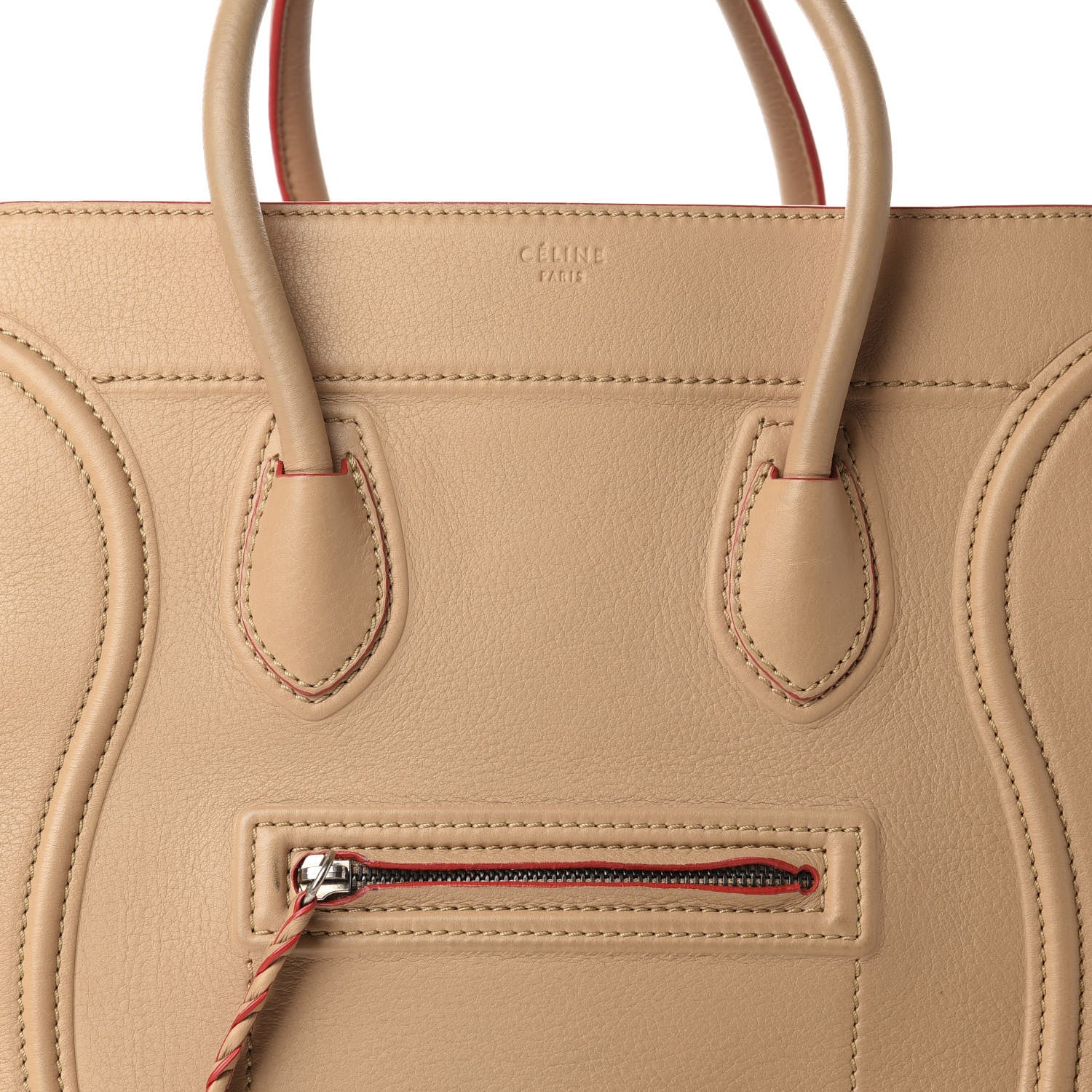Celine Supple Calfskin Medium Phantom Luggage Camel 11 of 11