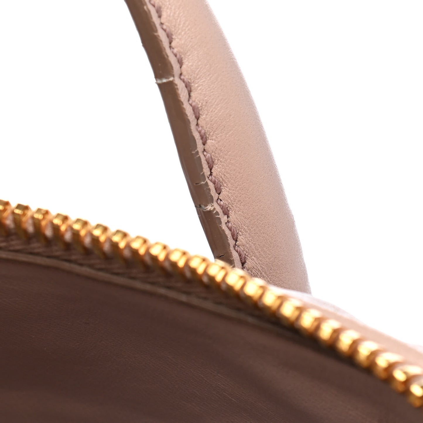 Nappa Matelasse Top Handle Bag Cammeo