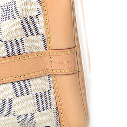 Louis Vuitton Damier Azur Noe BB 8 of 12