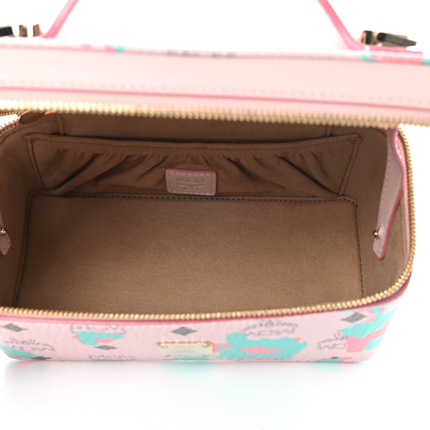 Visetos Floral Leopard Vanity Case Pink