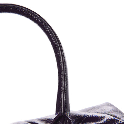 Saint Laurent Textured Patent Medium Easy Sac Purple 12 of 14