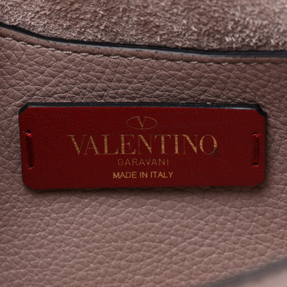 Valentino Garavani Pebbled Calfskin Mini Rockstud Crossbody Bag Poudre 6 of 10