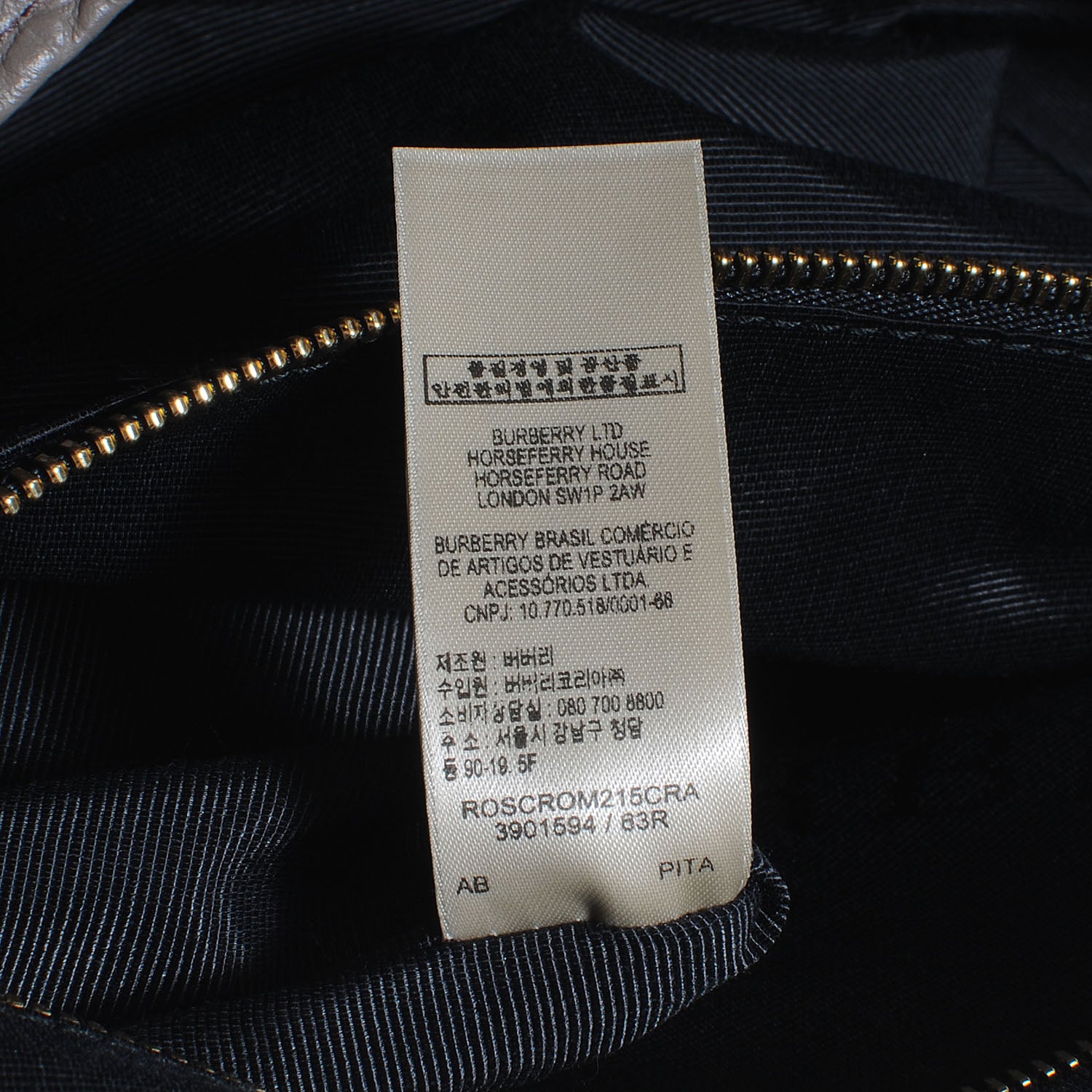 Burberry Grained Leather Small Orchard Bowling Bag Pale Taupe 9 of 10