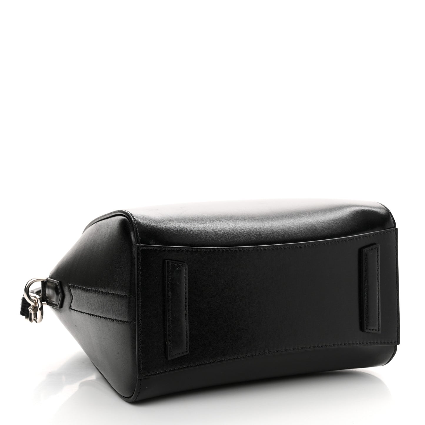 Shiny Lord Calfskin Mini Antigona Black
