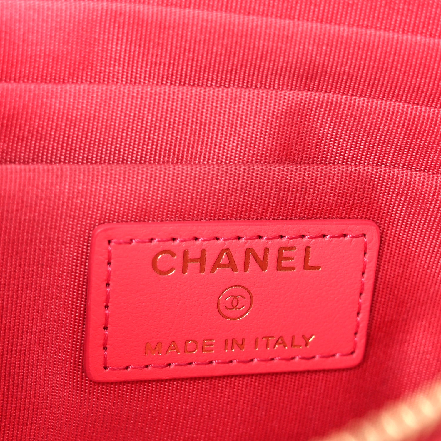 Chanel Caviar Quilted French New Wave Flat Wallet Pouch Pink 6 of 8