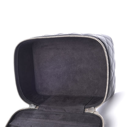 Chanel Lambskin Quilted Jewelry Case Black 5 of 9