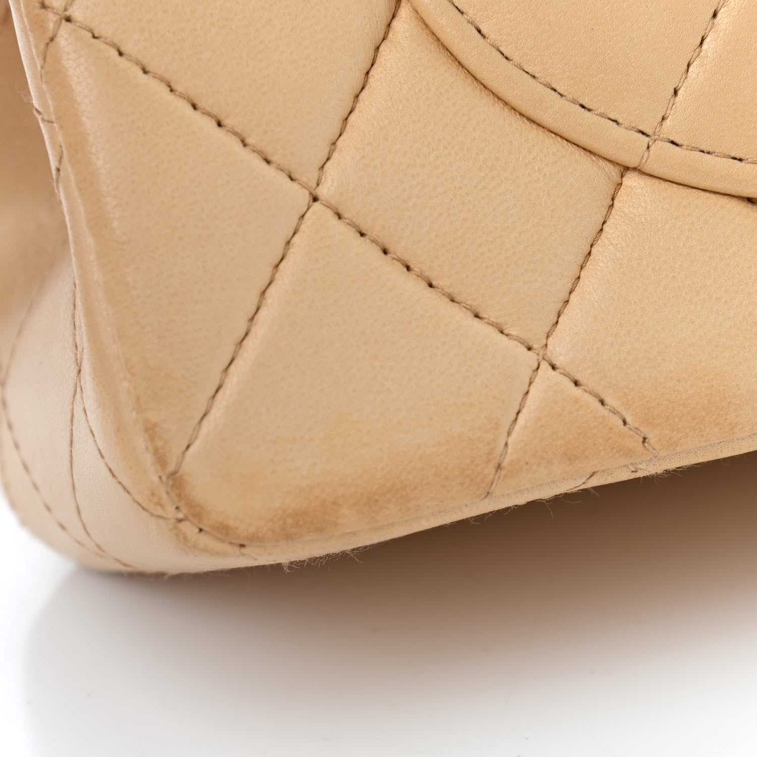 Chanel Lambskin Quilted Small Double Flap Beige 15 of 15