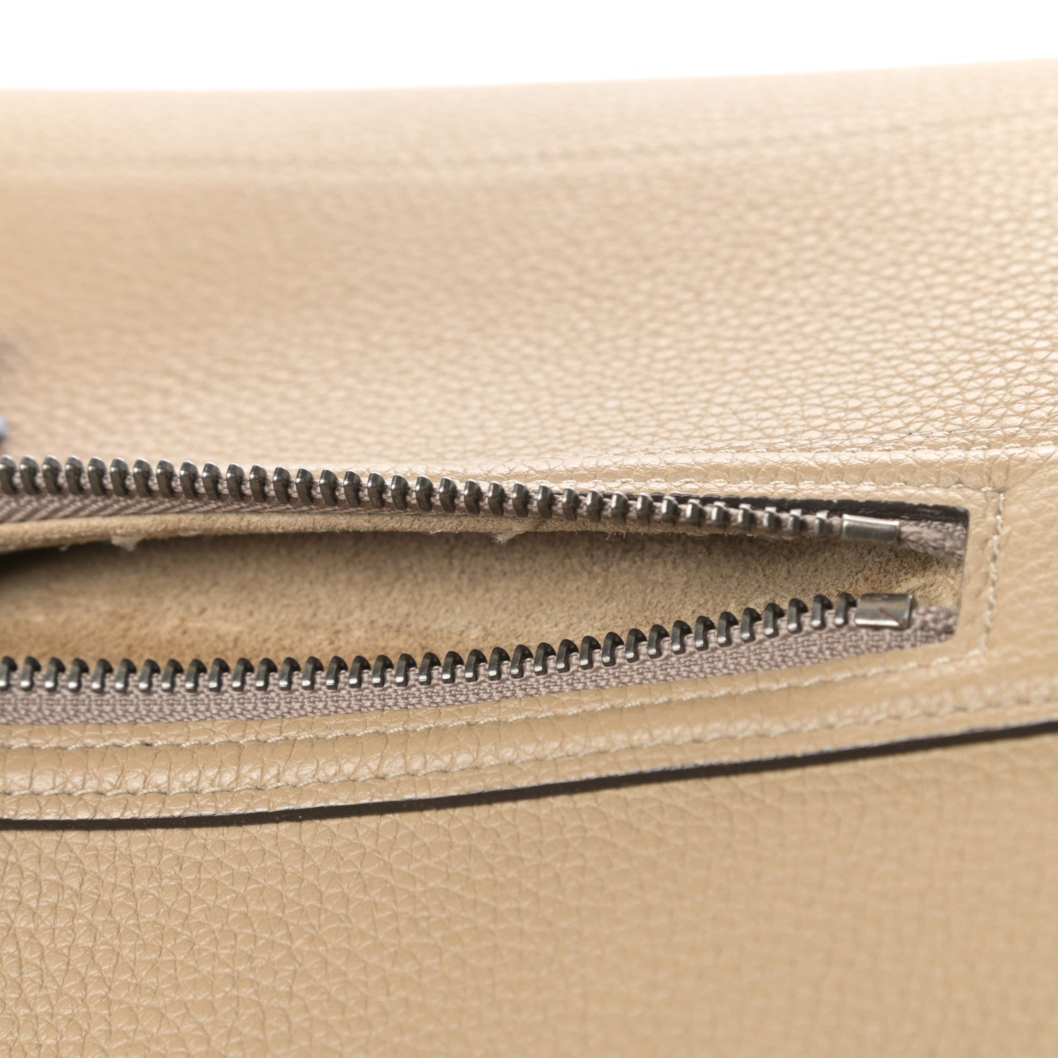 Celine Drummed Calfskin Mini Luggage Dune 12 of 13