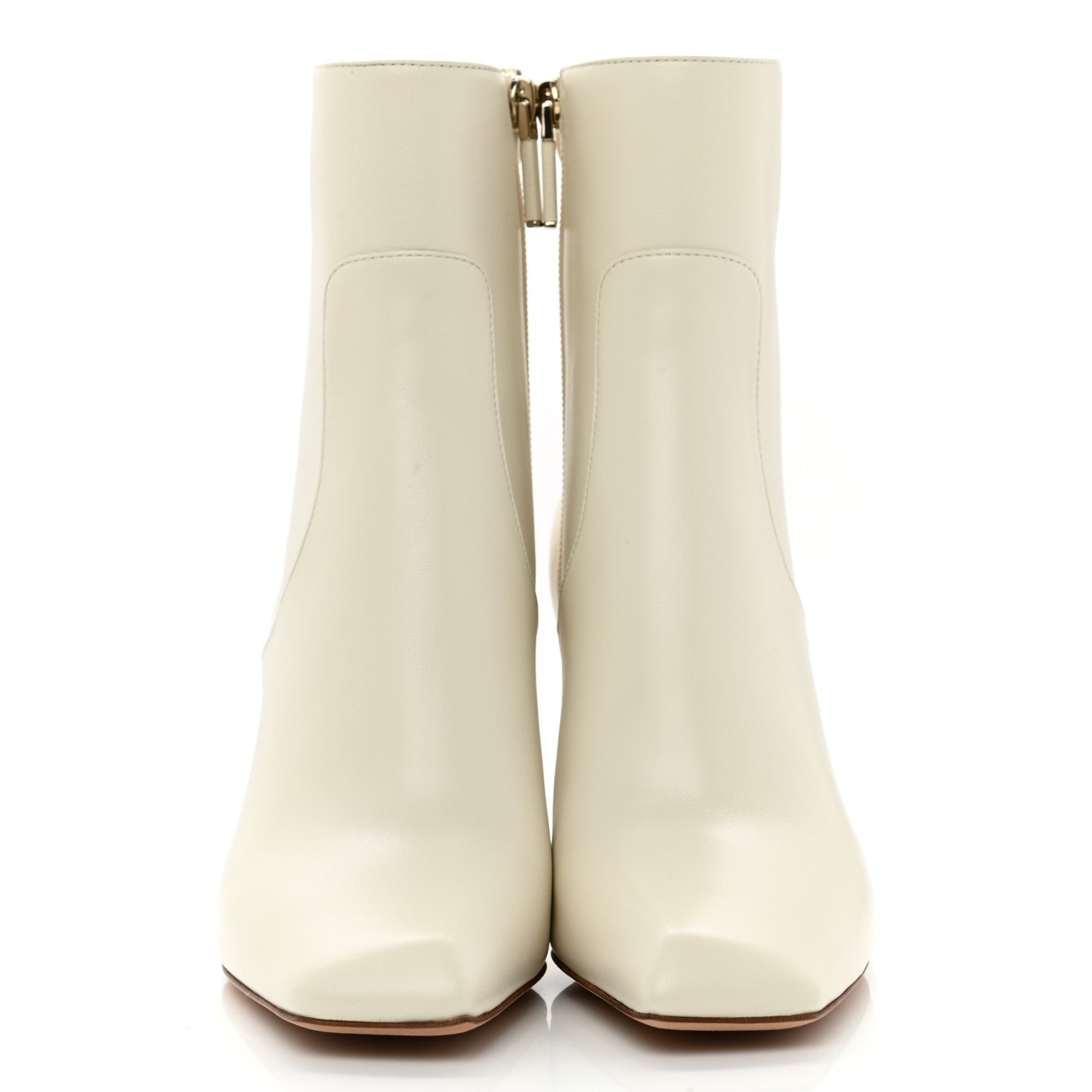 Christian Dior Soft Calfskin Rhodes 80mm Ankle Boots 35 Off White 2 of 8