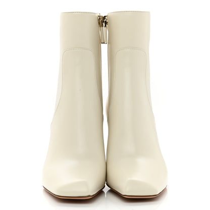 Christian Dior Soft Calfskin Rhodes 80mm Ankle Boots 35 Off White 2 of 8
