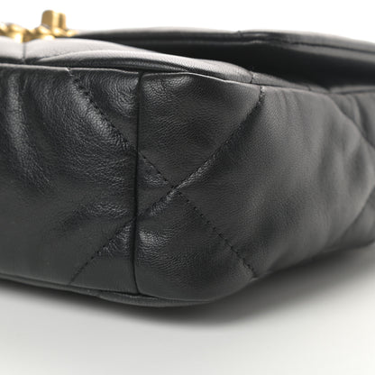 Chanel Goatskin Quilted Medium Chanel 19 Flap Black 10 of 11