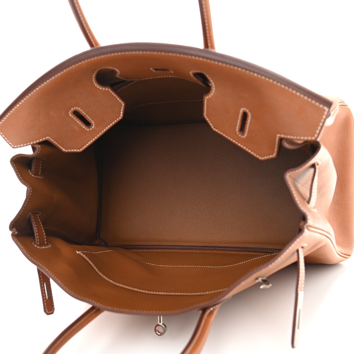 Natural Barenia Faubourg Birkin 35 Fauve