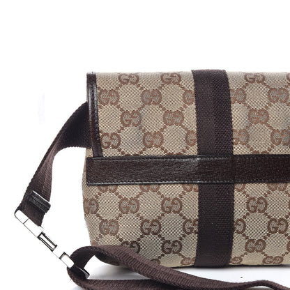 Gucci Monogram Waist Pouch Bag Dark Brown 8 of 11