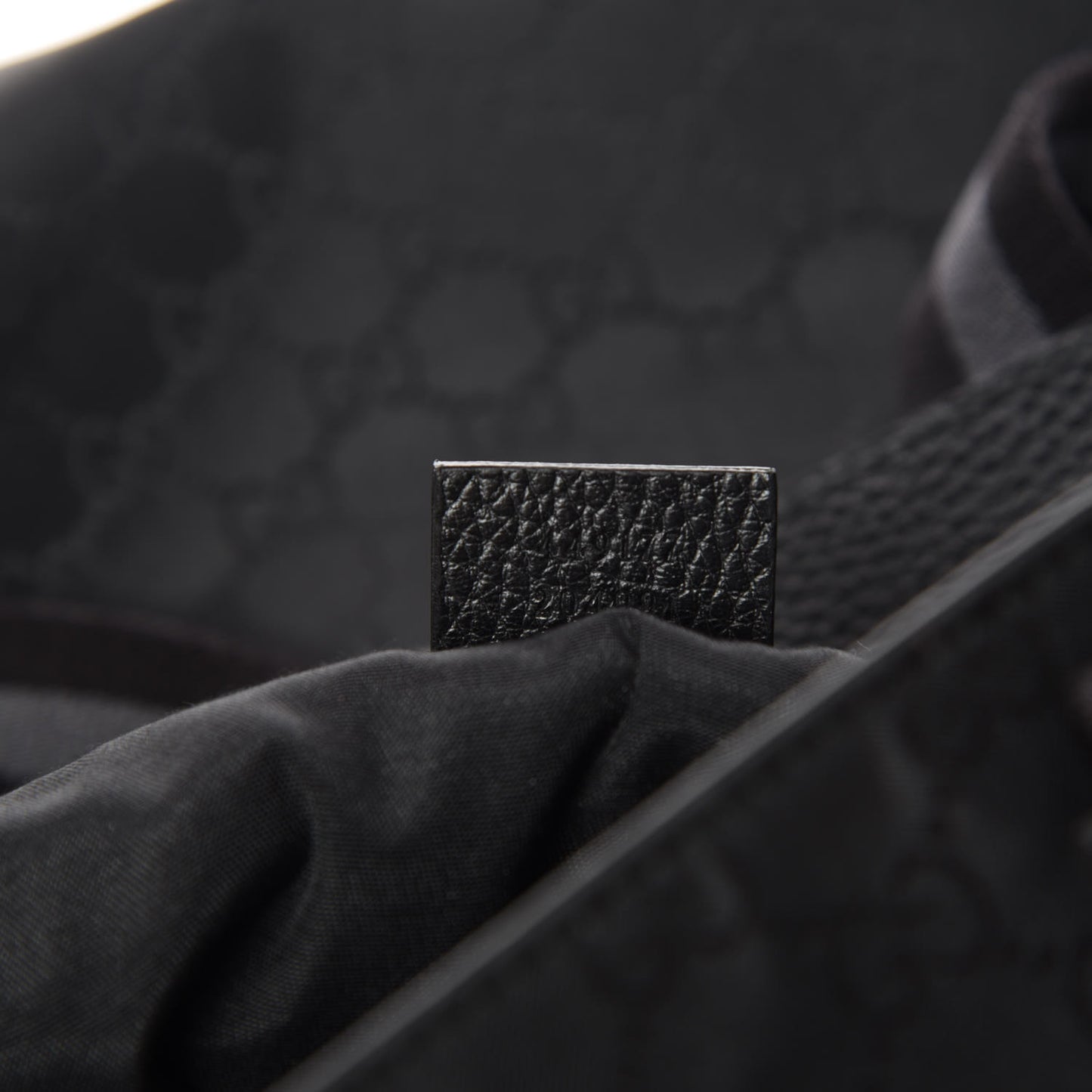 Nylon Monogram Vertical Tote Black