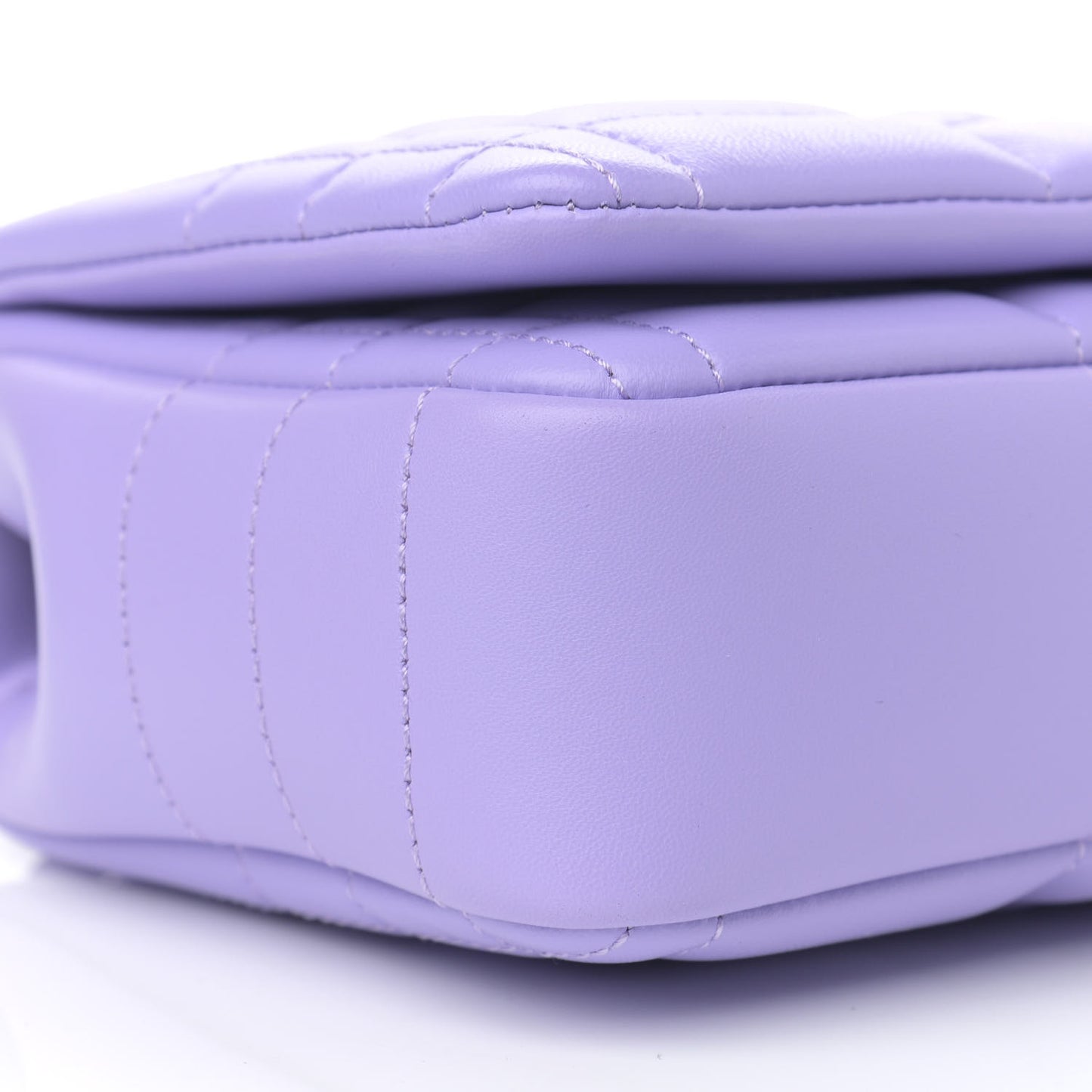 Lambskin Quilted Small Lola Bag Soft Violet