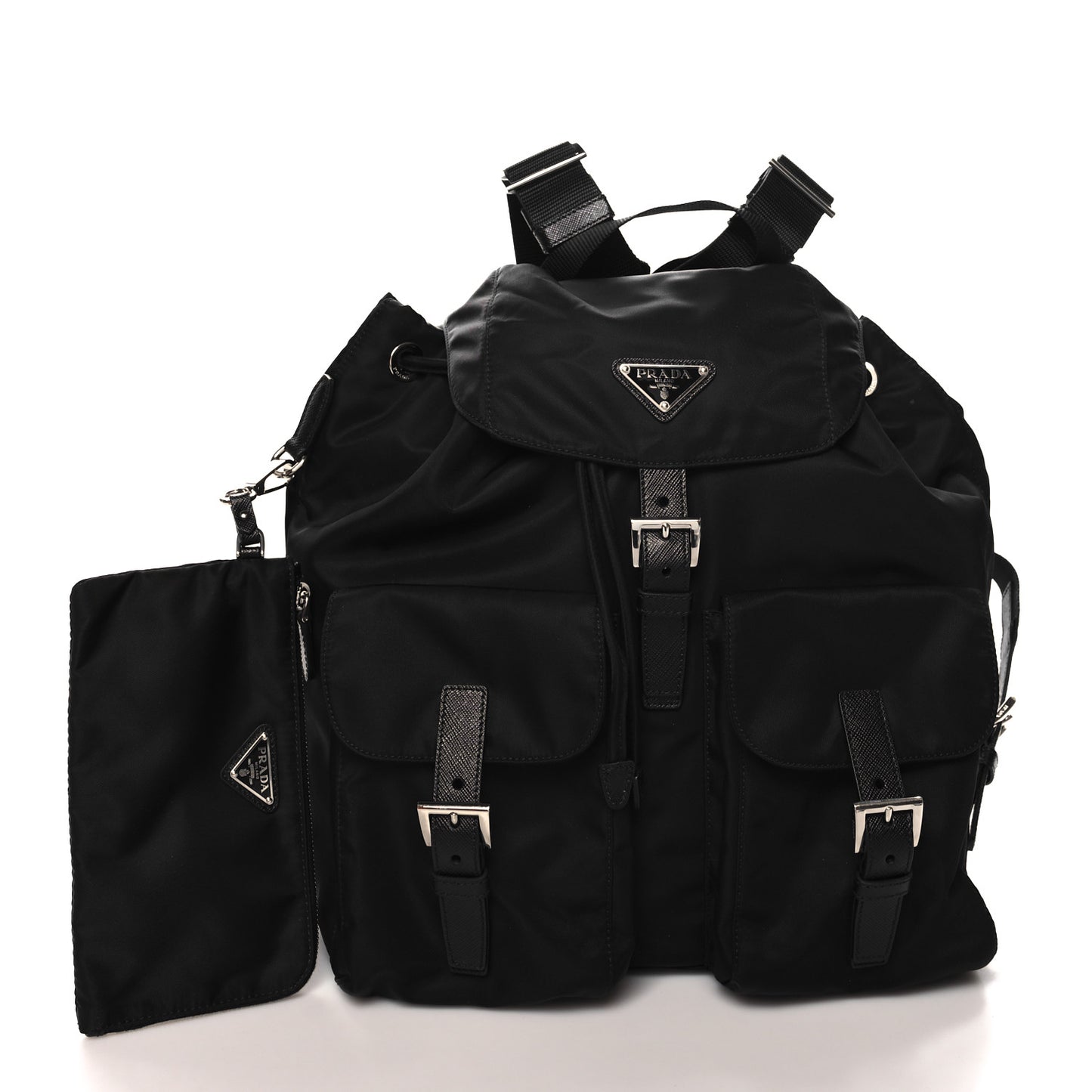 Nylon Vela Medium Backpack Black