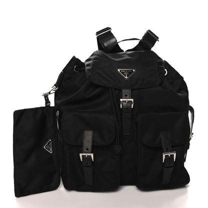 Prada Nylon Vela Medium Backpack Black 3 of 11