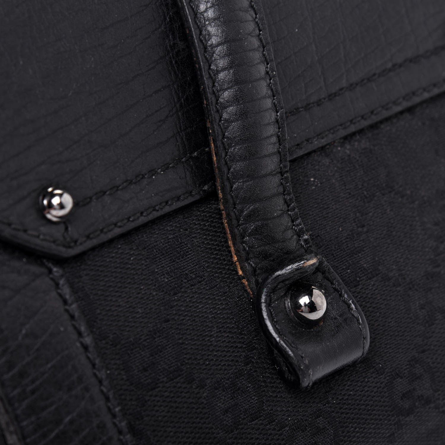 Gucci Monogram Bamboo Bullet Bag Black 23 of 31