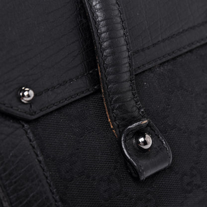 Gucci Monogram Bamboo Bullet Bag Black 23 of 31