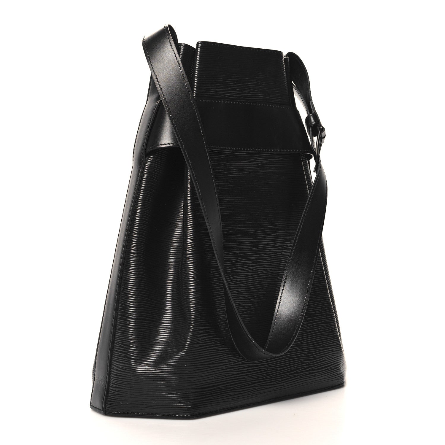 Louis Vuitton Epi Sac D'Epaule GM Black 3 of 10