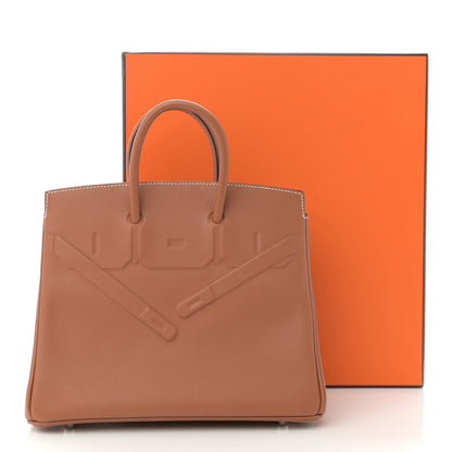 Hermes Swift Birkin Shadow 25 Gold 11 of 11