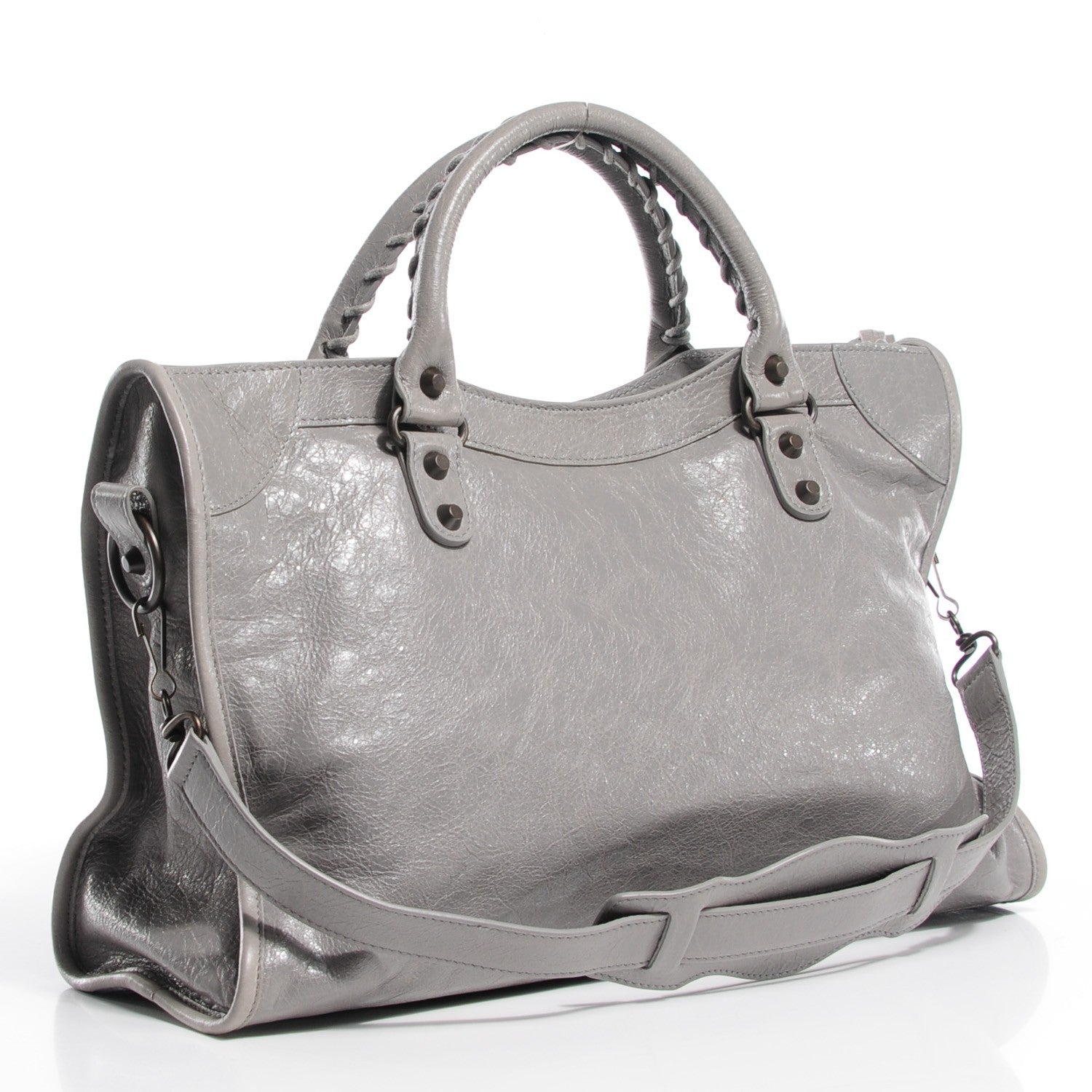 Balenciaga Agneau Classic Hardware City Gris Pyrite 6 of 12