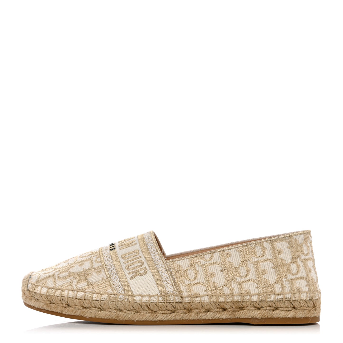 Oblique Embroidered Granville 15mm Espadrilles 41 Cream