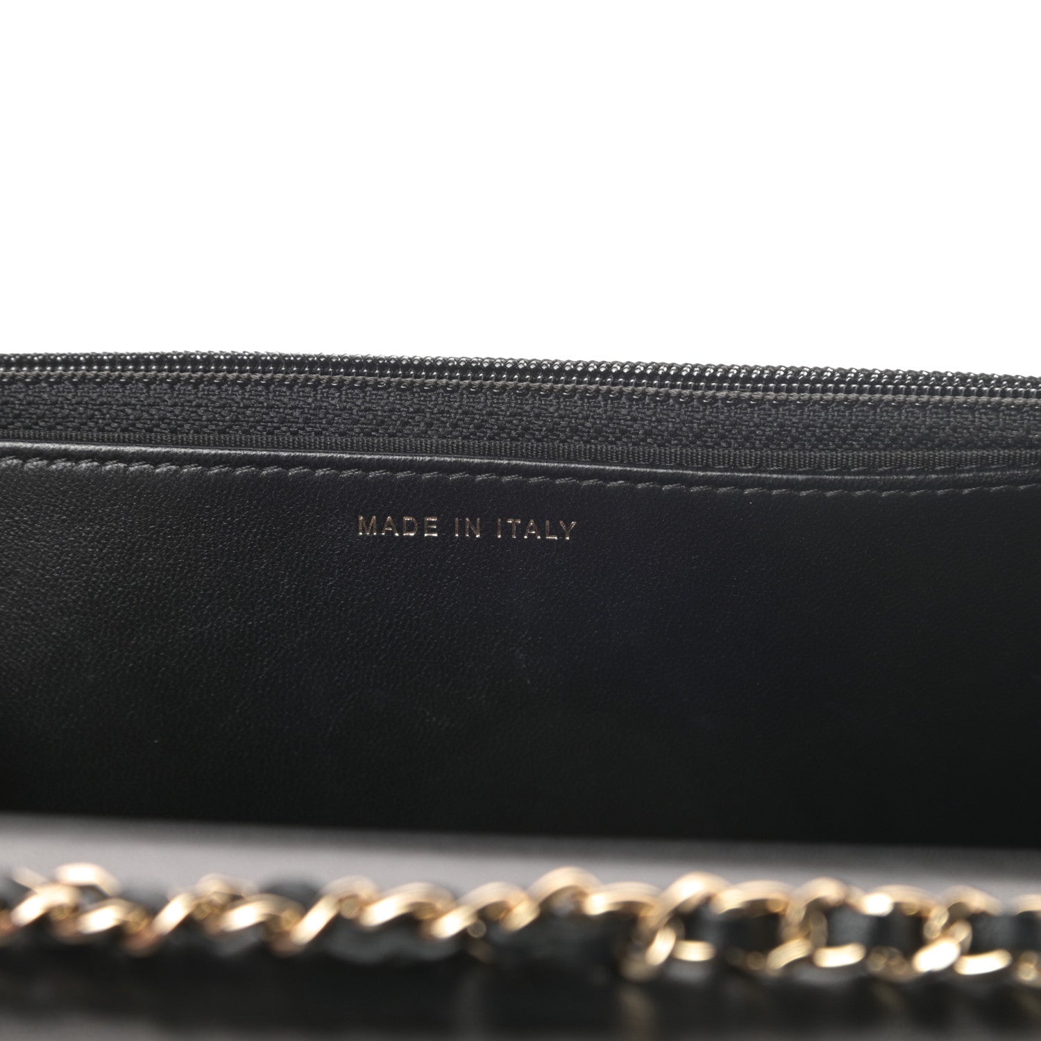 Chanel Lambskin Quilted Trendy CC Wallet On Chain WOC Black 7 of 15
