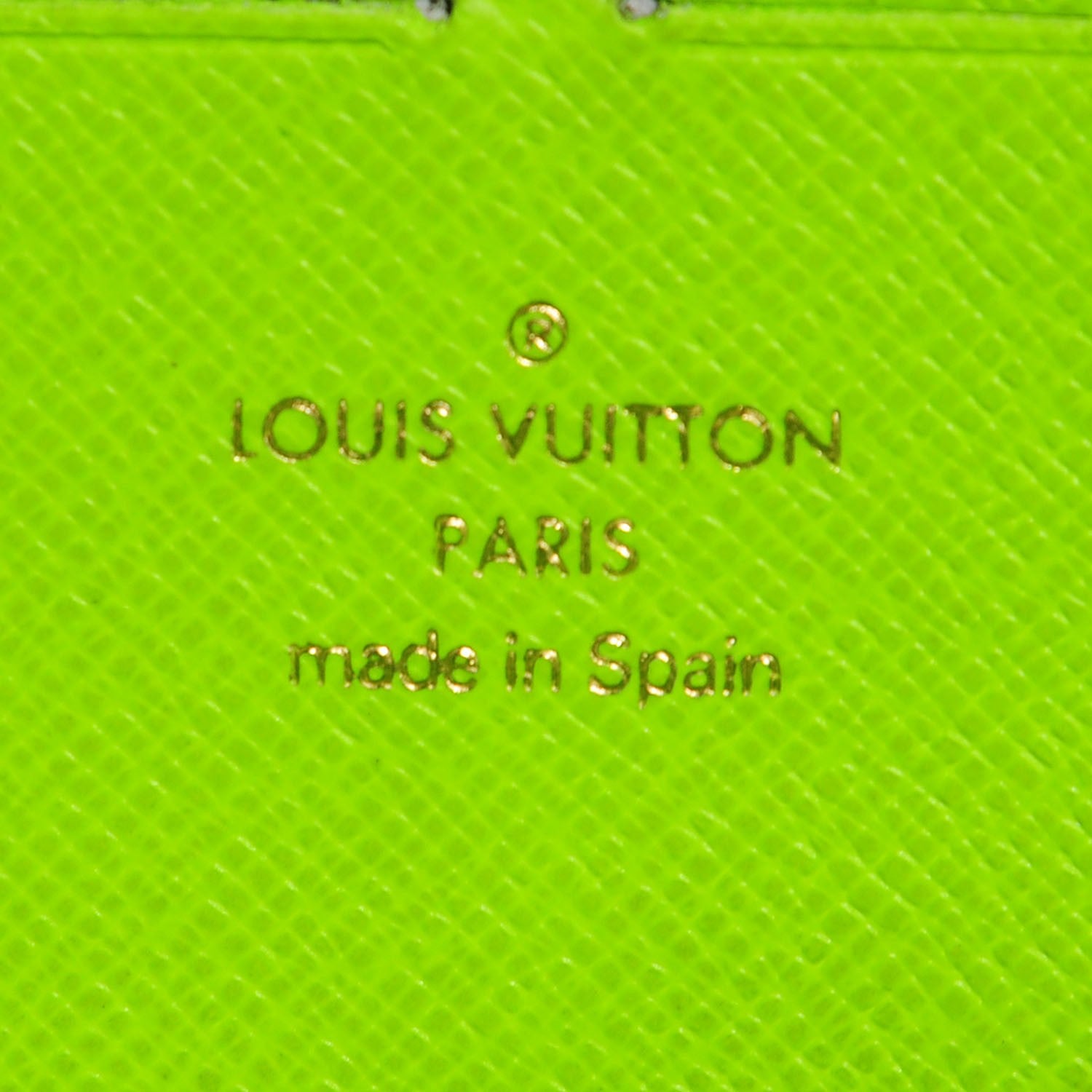 Louis Vuitton Monogram Graffiti Zippy Wallet Green 6 of 7