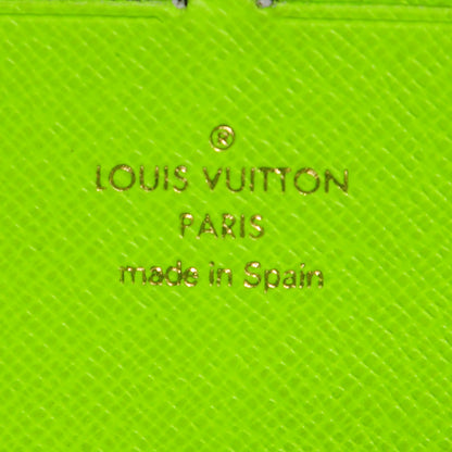 Louis Vuitton Monogram Graffiti Zippy Wallet Green 6 of 7