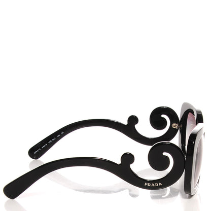 Prada Acetate Baroque Sunglasses SPR 27O Black 5 of 5