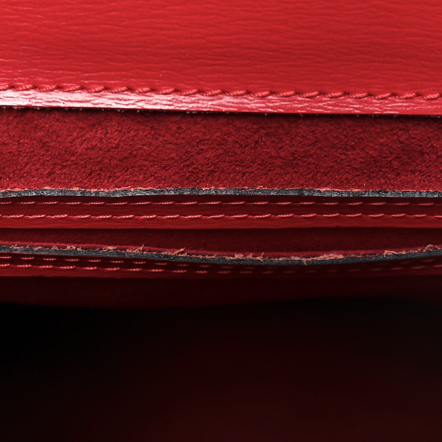 Louis Vuitton Epi Cluny Castillan Red 8 of 10