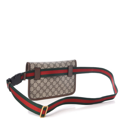 Gucci GG Supreme Monogram Neo Vintage Web Belt Bag Brown 3 of 7