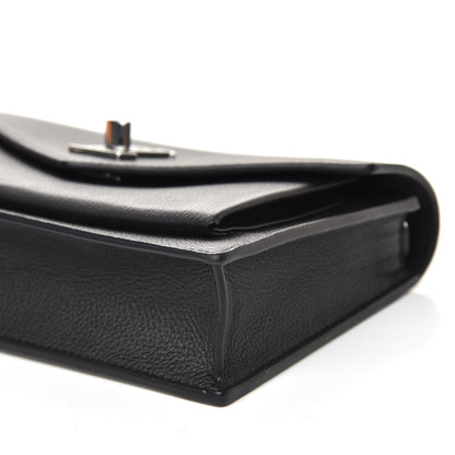 Louis Vuitton Soft Calfskin My Lockme Chain Pochette Black 6 of 10