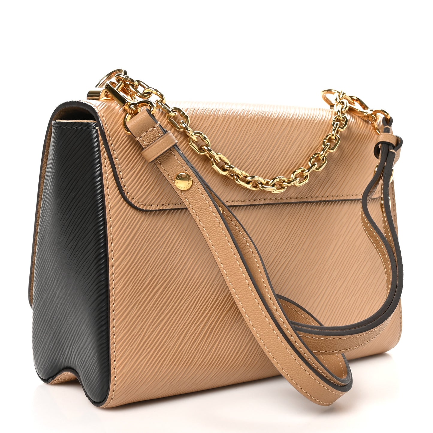 Epi Twist Shoulder Bag MM Camel