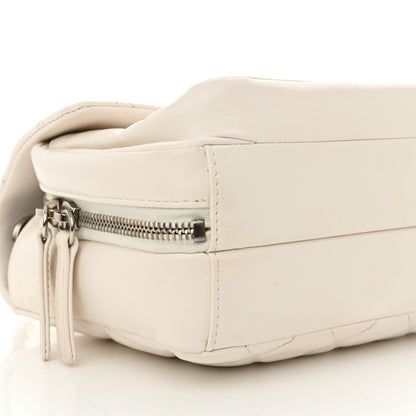 Chanel Aged Calfskin Quilted Express Zip Around Flap White 9 of 12