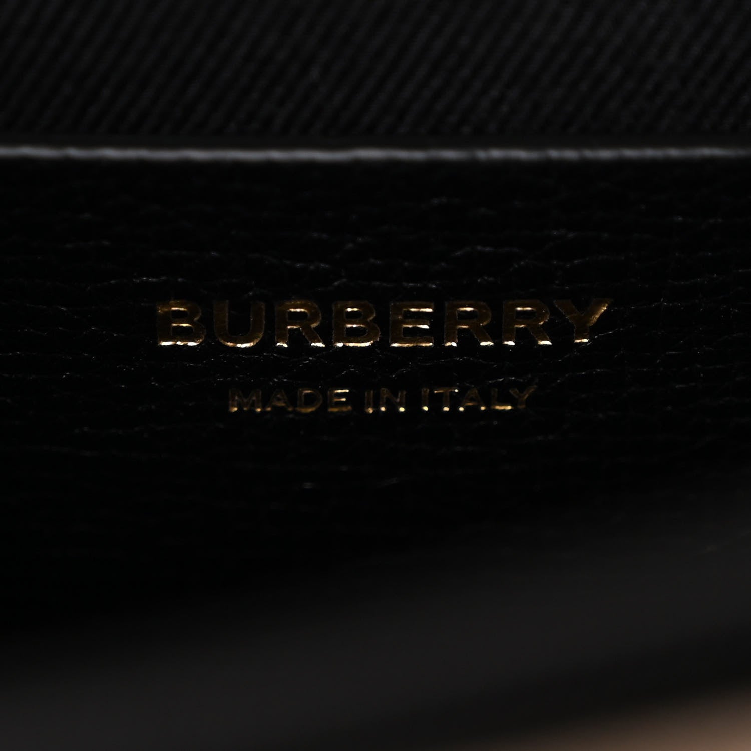 Burberry Derby Calfskin House Check Small Macken Crossbody Bag Black 6 of 9