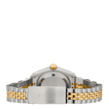 Rolex Stainless Steel 18K Yellow Gold 26mm Oyster Perpetual Datejust Watch Silver Roman 69173 3 of 4